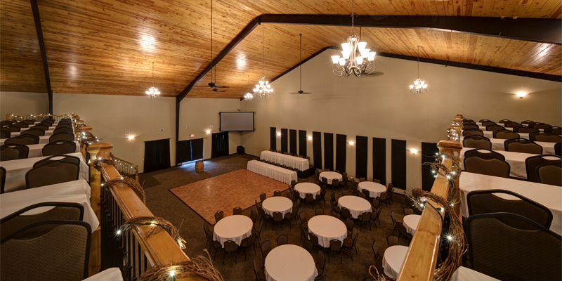 banquet hall image at Lake Hill Winery